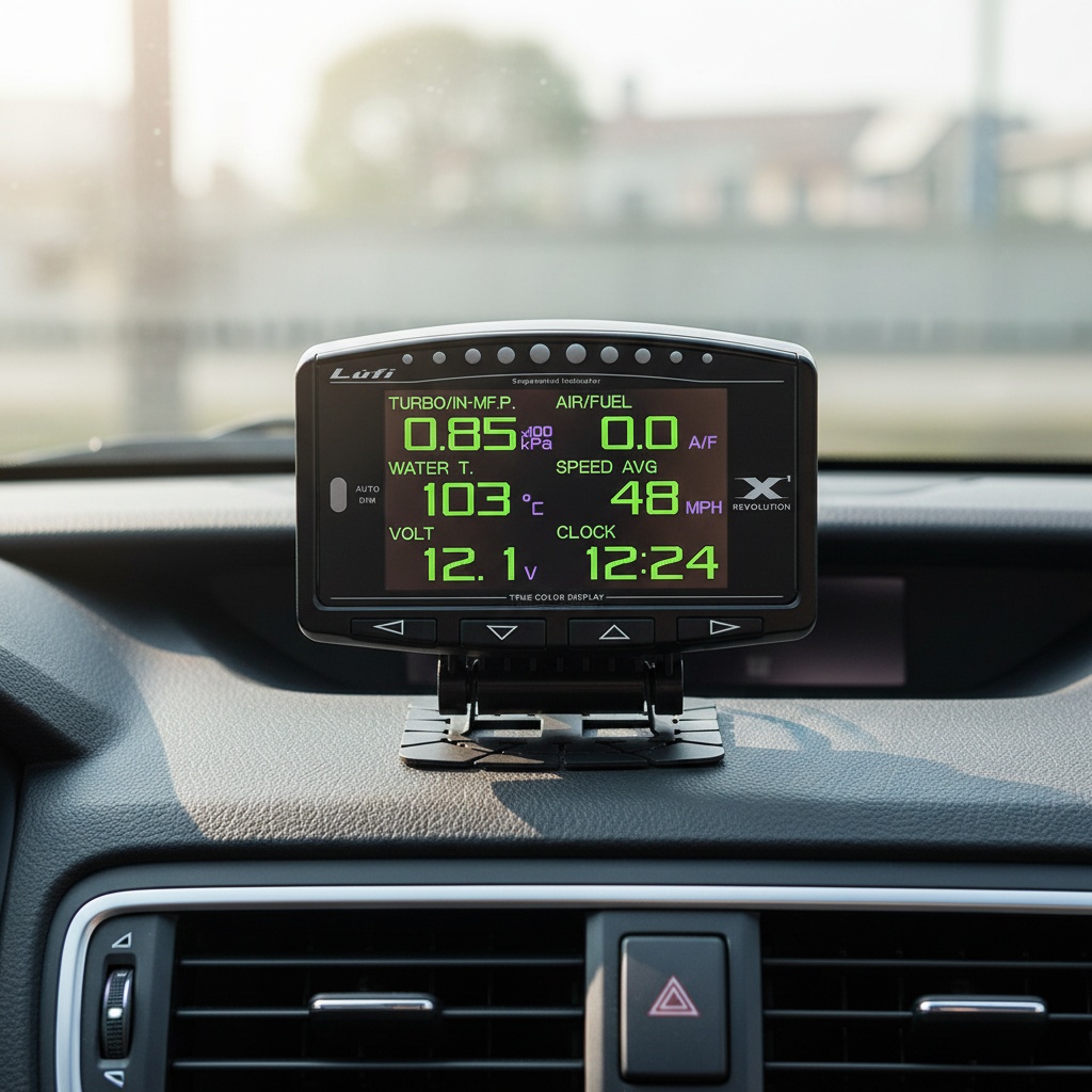 Obd2 Hud Speedometer Projector - Lufi X1 OBD2 Digital Gauge Turbo