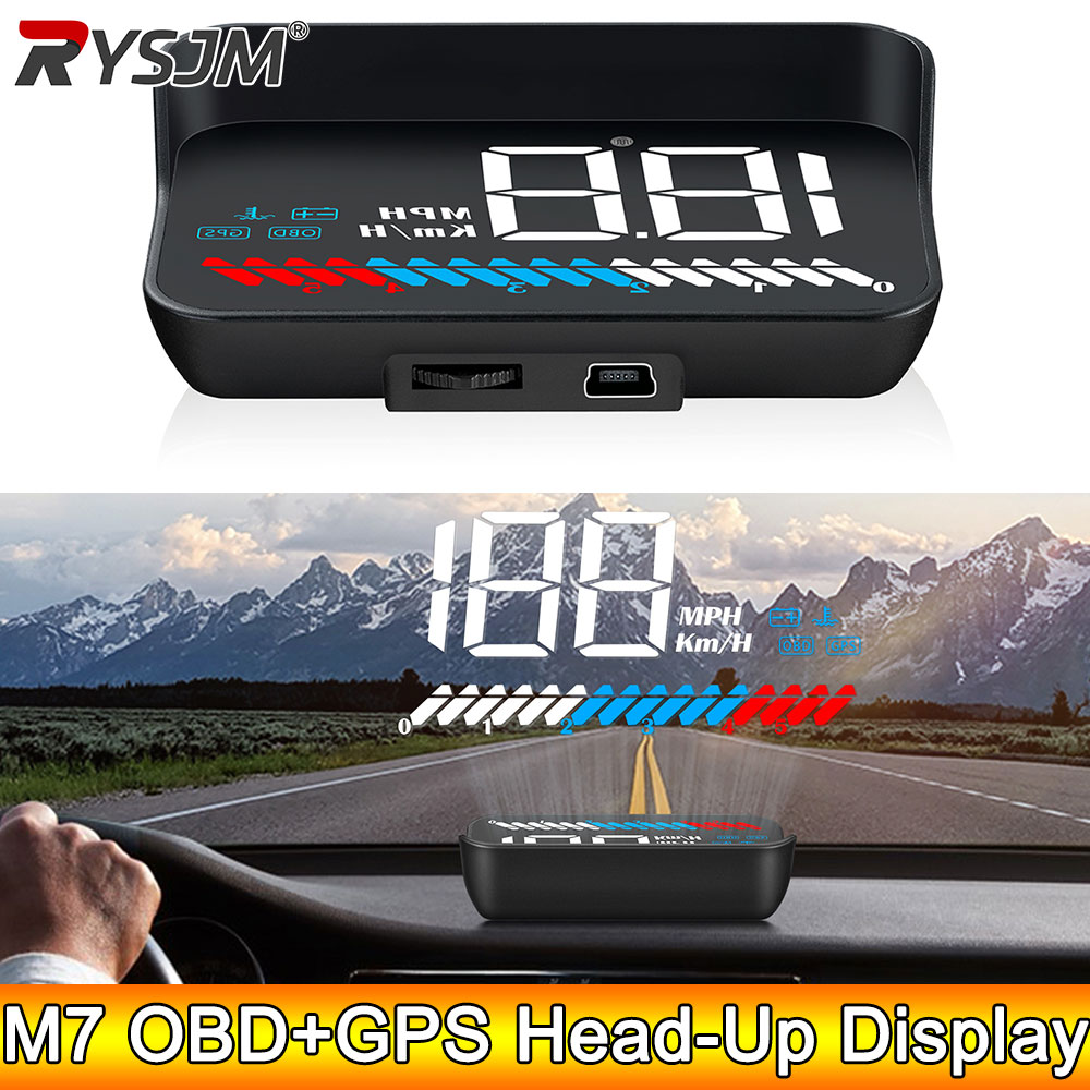 Car Hud Head Up Display Gps - AD Head Up Display M7 OBD