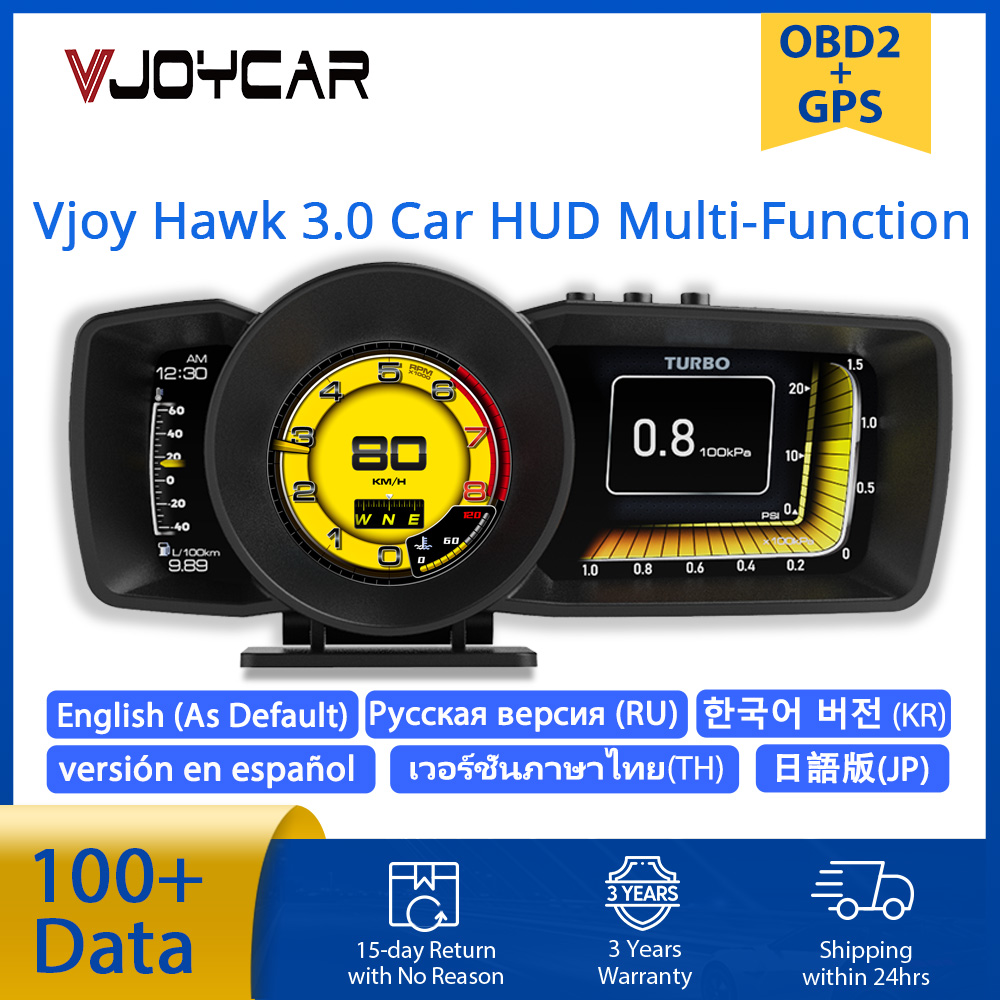 Hud Obd2 Multi Function Alarm - Vjoy Hawk 3.0 Xe Ô Tô