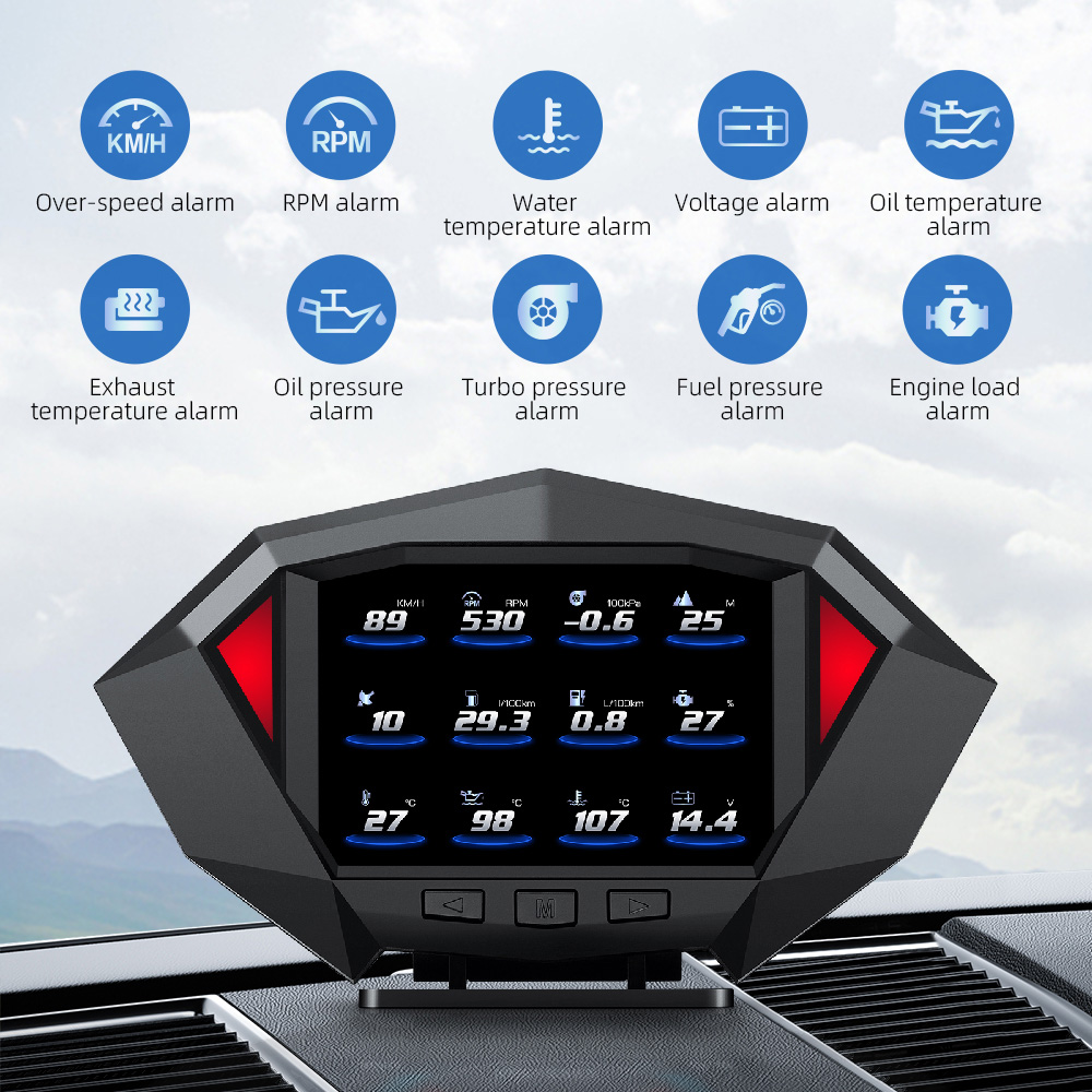 Obd2 Hud Speedometer Projector - Car HUD P1 OBD2 Head Up