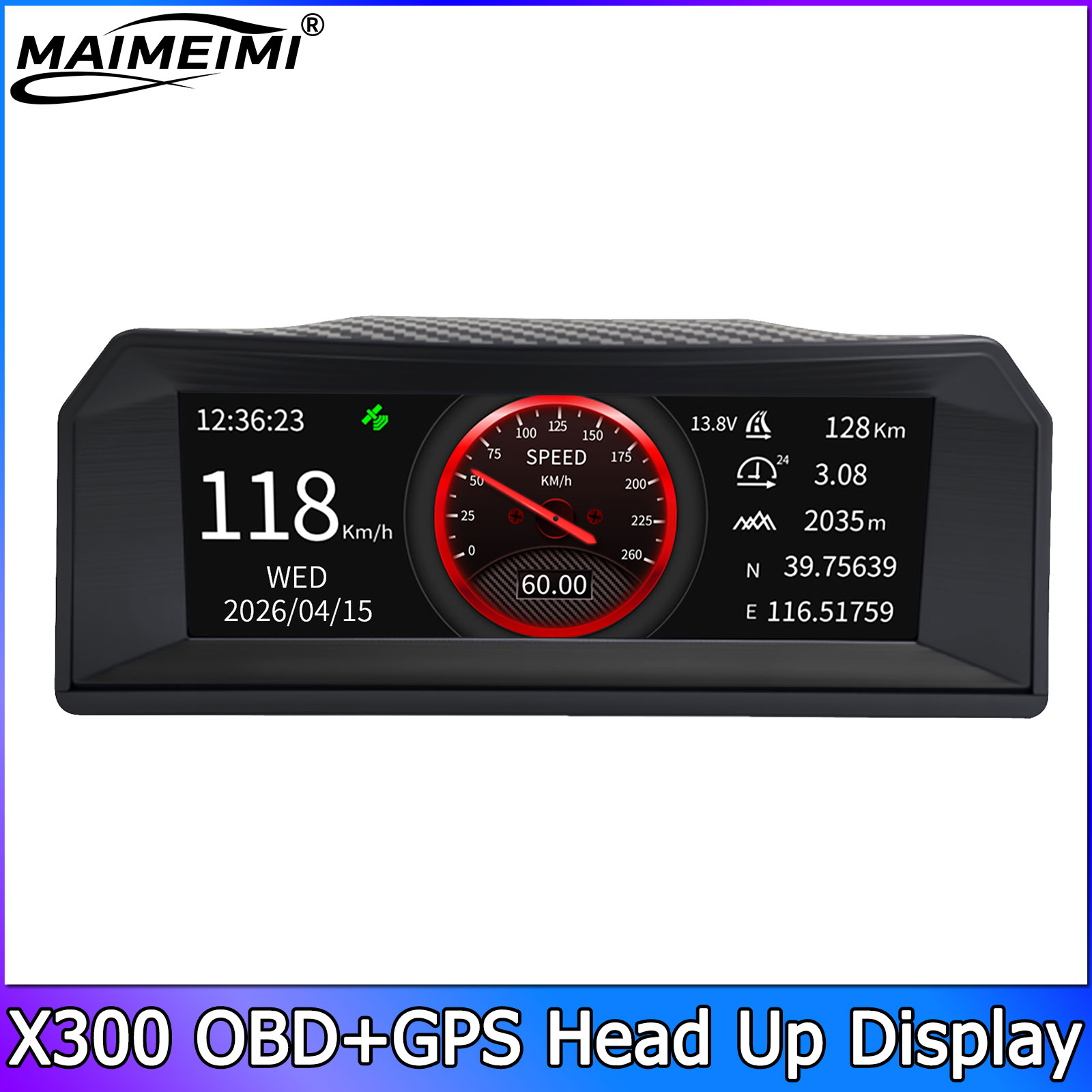 X300 Multifunctional Instrumen - đánh giá và giá Hud Obd2 Multi Function Alarm