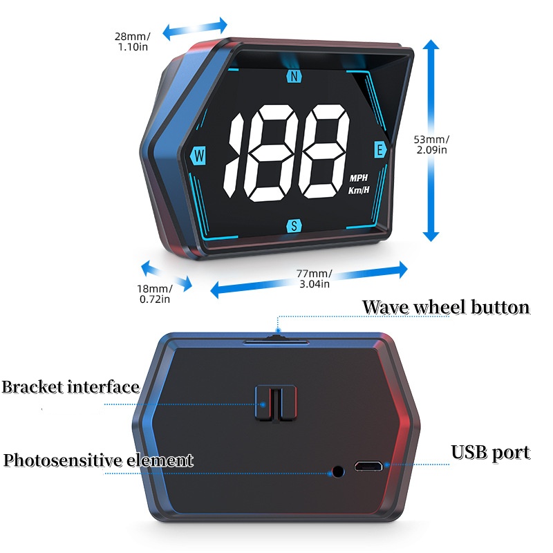 2024 New HUD GPS Speedometer U - đánh giá và giá Car Hud Head Up Display Gps
