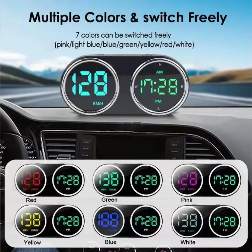 Car Motorcycle Electronic Cloc - đánh giá và giá Car Hud Head Up Display Gps