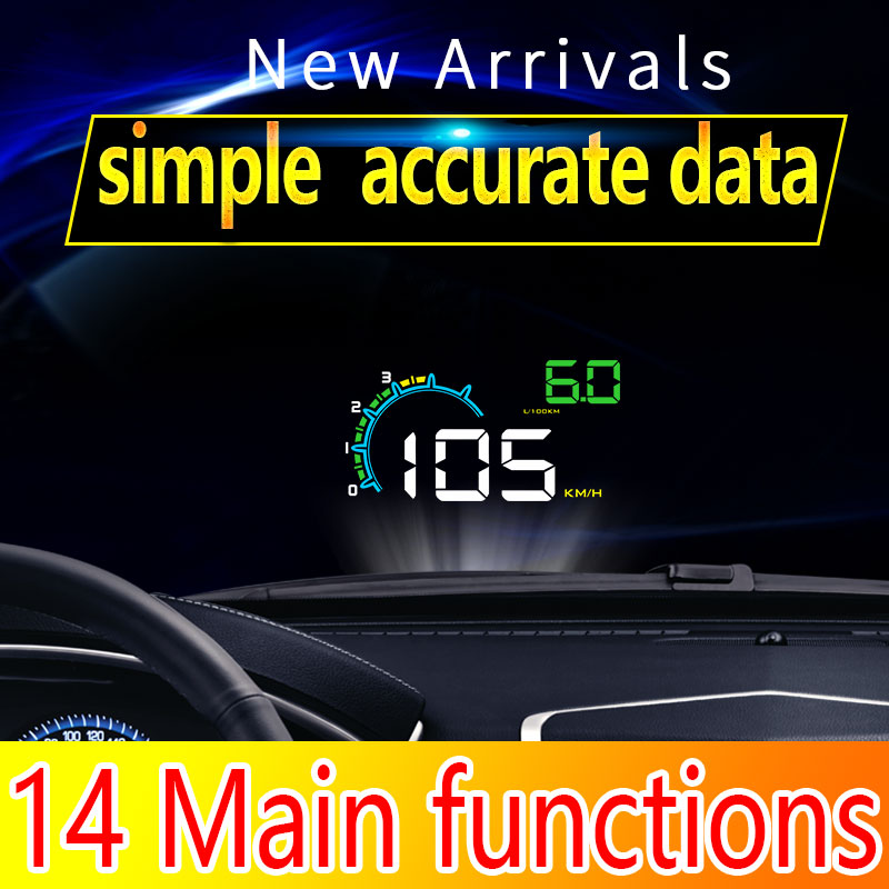 Plug Play with Multi-alarms D3 - đánh giá và giá Hud Obd2 Multi Function Alarm