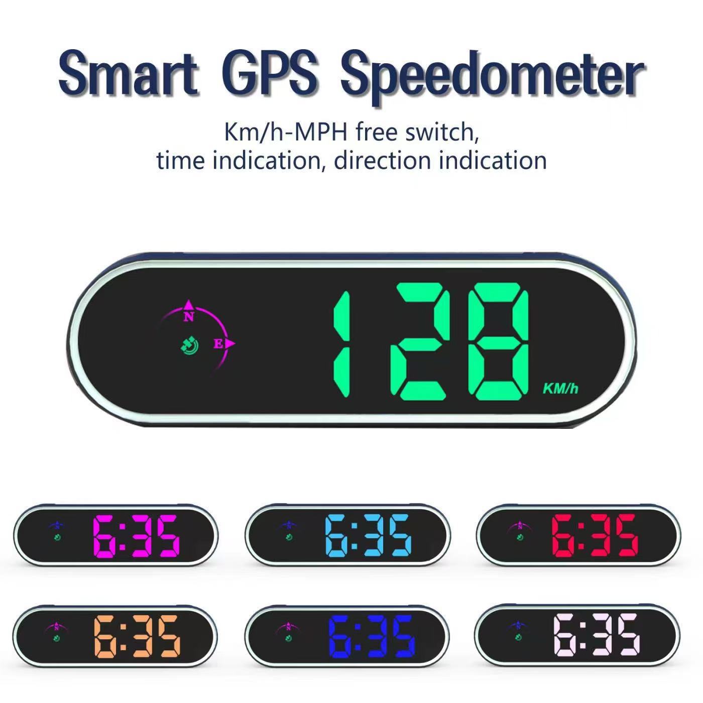 Multicolor Car HUD GPS Speedom - đánh giá và giá Hud Speedometer Digital Universal