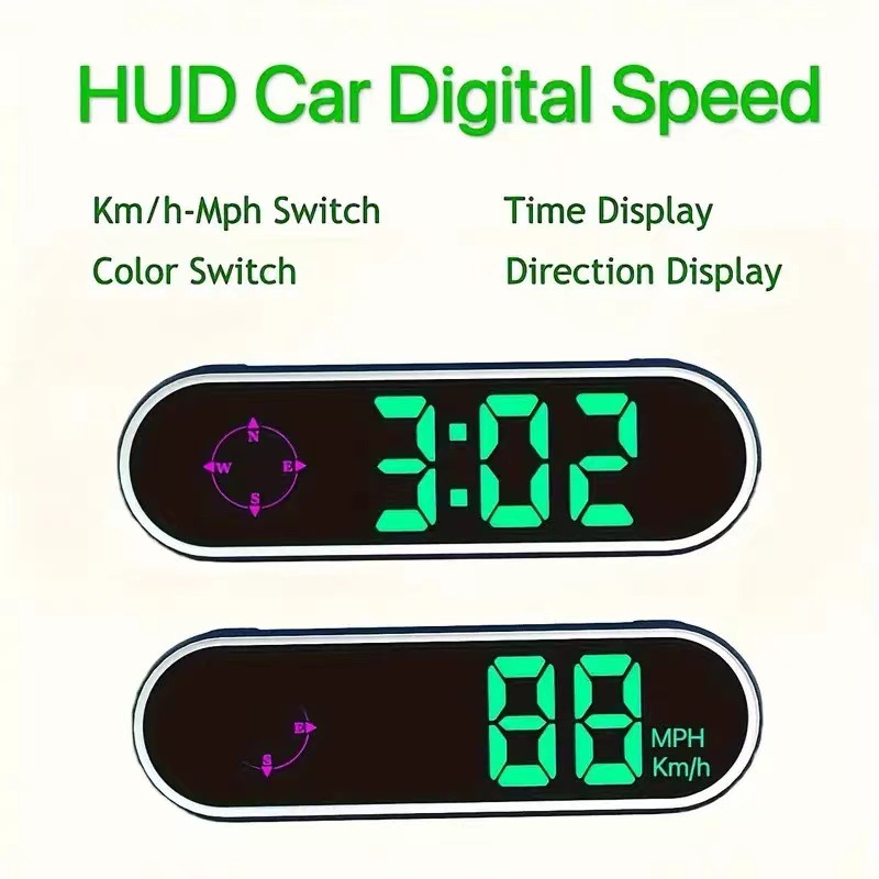 Multicolor Car HUD GPS Speedom - đánh giá và giá Hud Speedometer Digital Universal