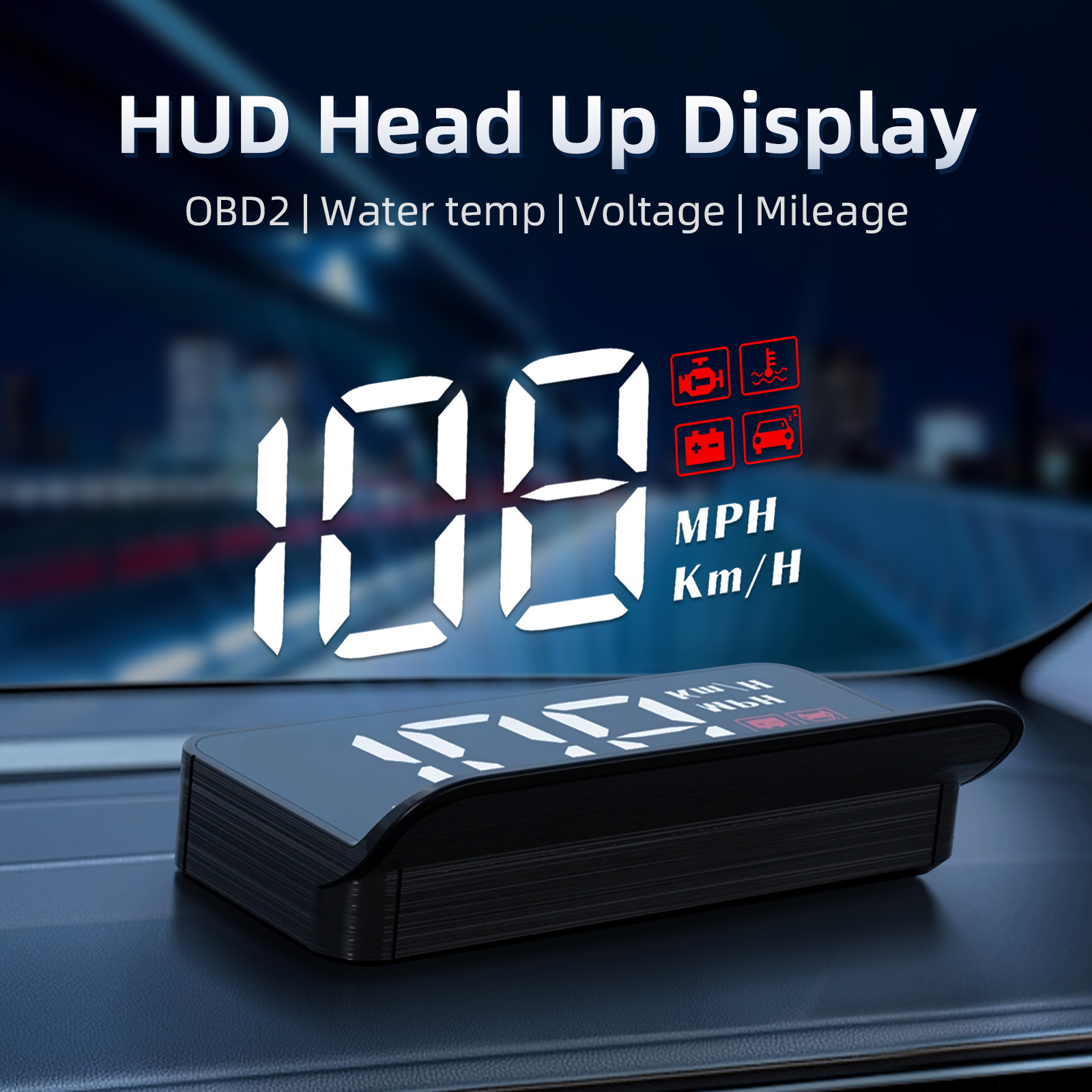 M3 HUD Obd2 Head-Up Display Di - đánh giá và giá Obd2 Hud Speedometer Projector