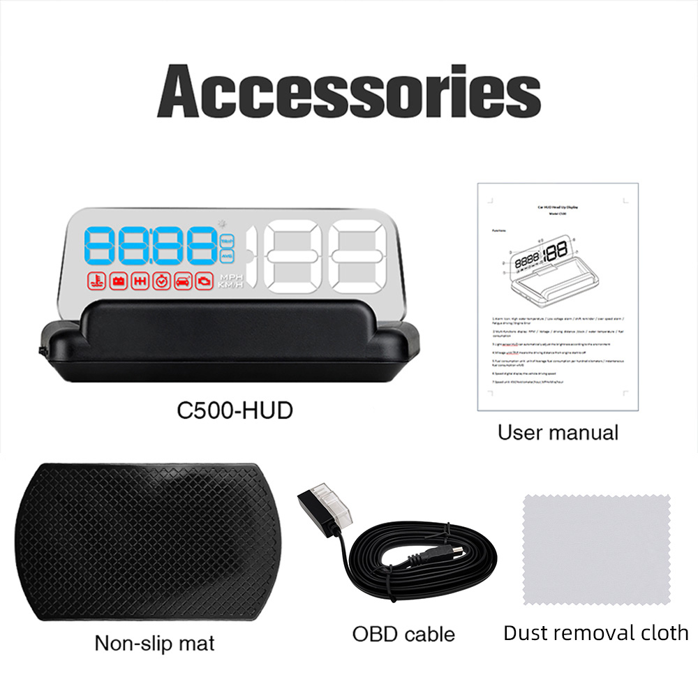 C500/T900,OBD/GPS HUD Auto Hea - đánh giá và giá Car Hud Head Up Display Gps