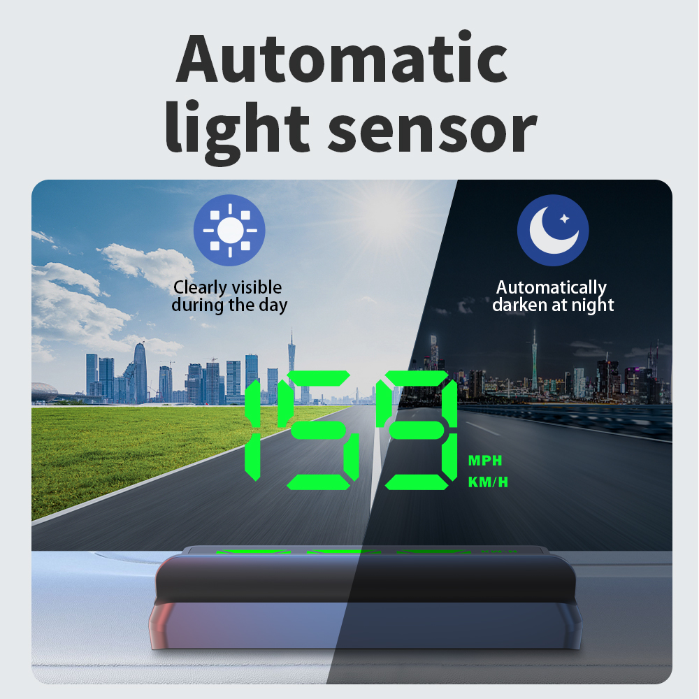 GPS Digital Speedometer HUD He - đánh giá và giá Car Hud Head Up Display Gps