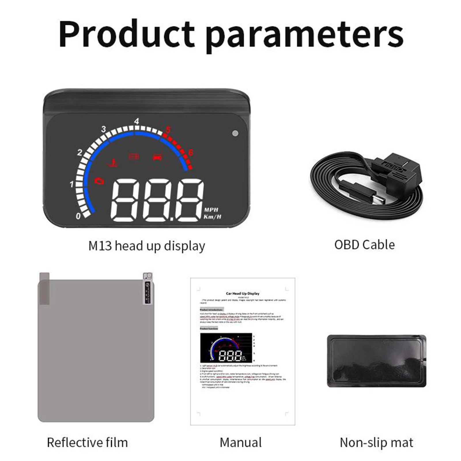 Car Monitor Digital Dashboard  - đánh giá và giá Hud Speedometer Digital Universal