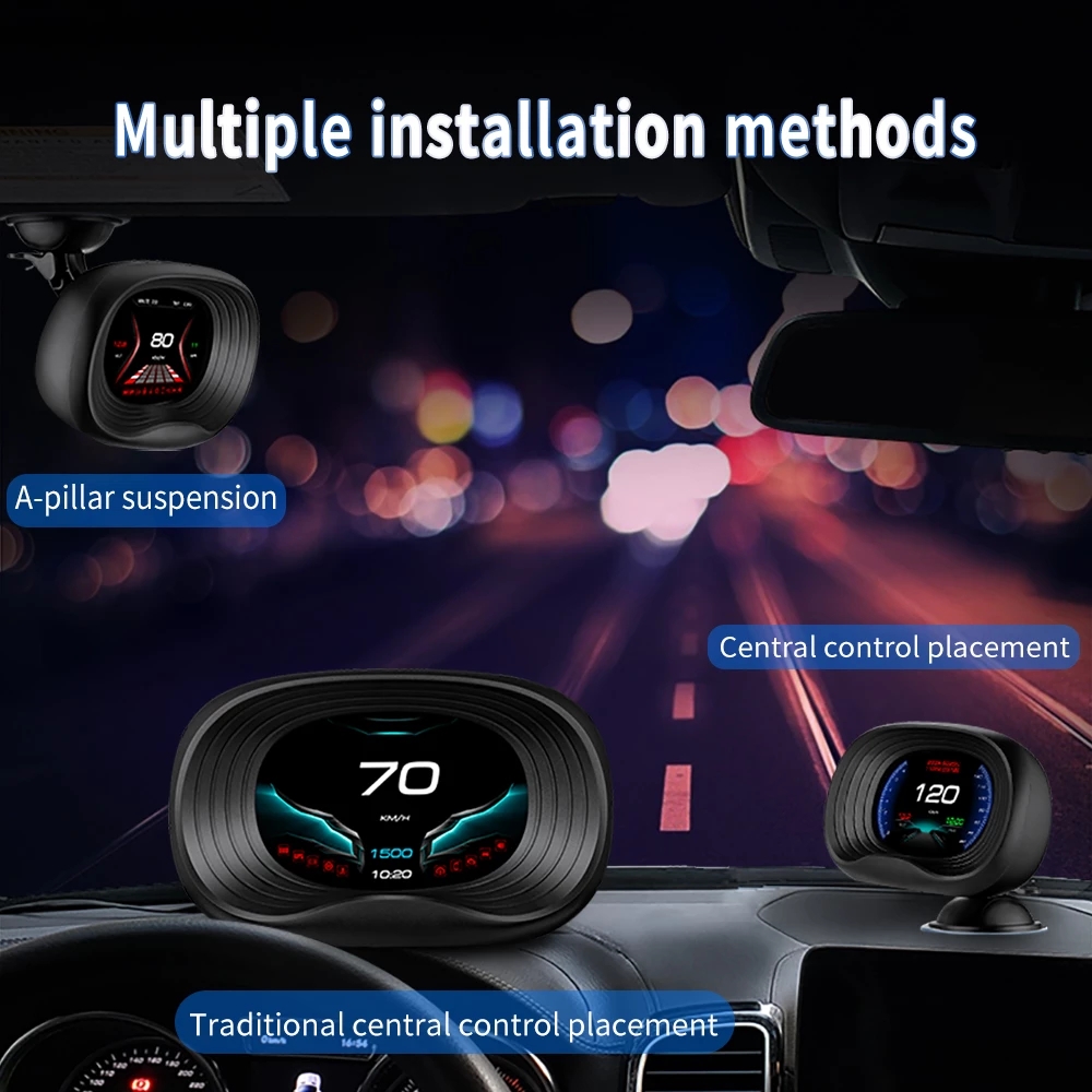 HUD Car GPS OBD2 Navigation He - đánh giá và giá Car Hud Head Up Display Gps