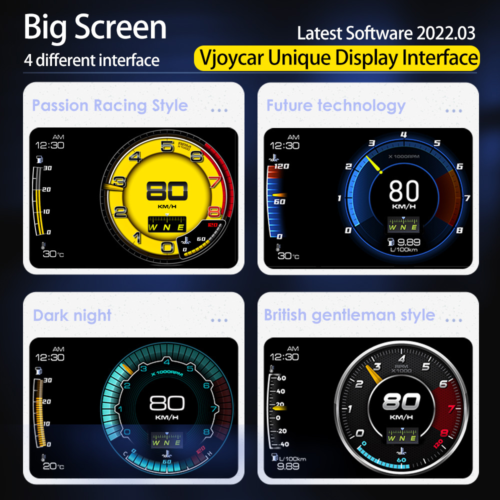 Vjoy Hawk 3.0 Xe Ô Tô HUD Đa C - đánh giá và giá Hud Obd2 Multi Function Alarm