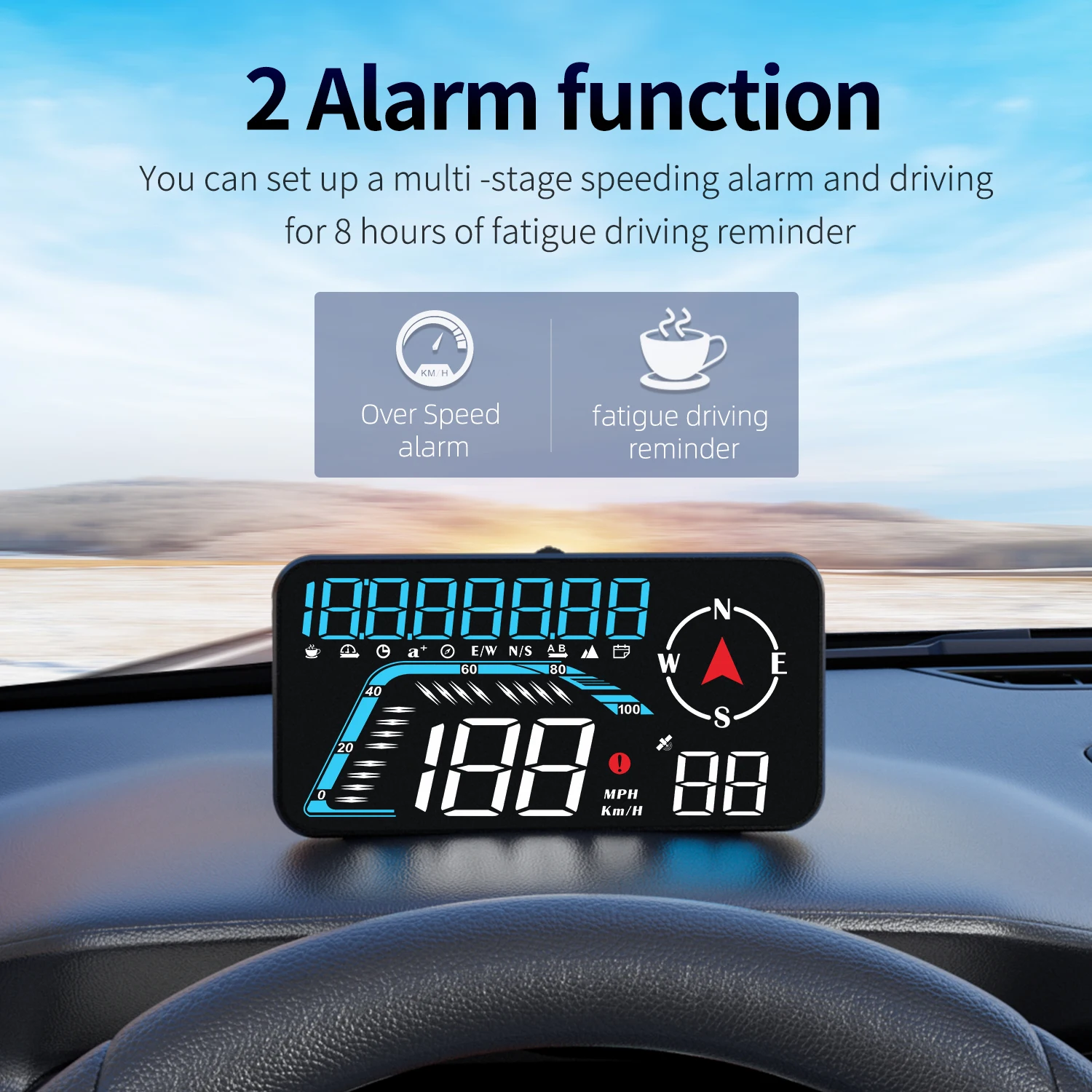 New G12 USB Plug Play GPS Head - đánh giá và giá Car Hud Head Up Display Gps