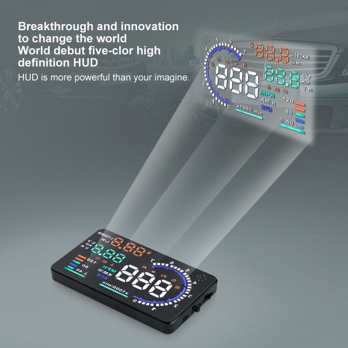 OBD2 HUD Car Head Up Display A - đánh giá và giá Obd2 Hud Speedometer Projector