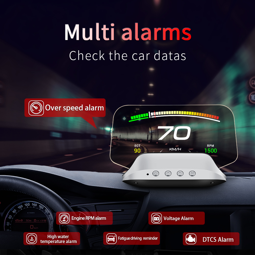 HUD Car C3 OBD GPS Heap up Dis - đánh giá và giá Car Heads Up Display Navigation