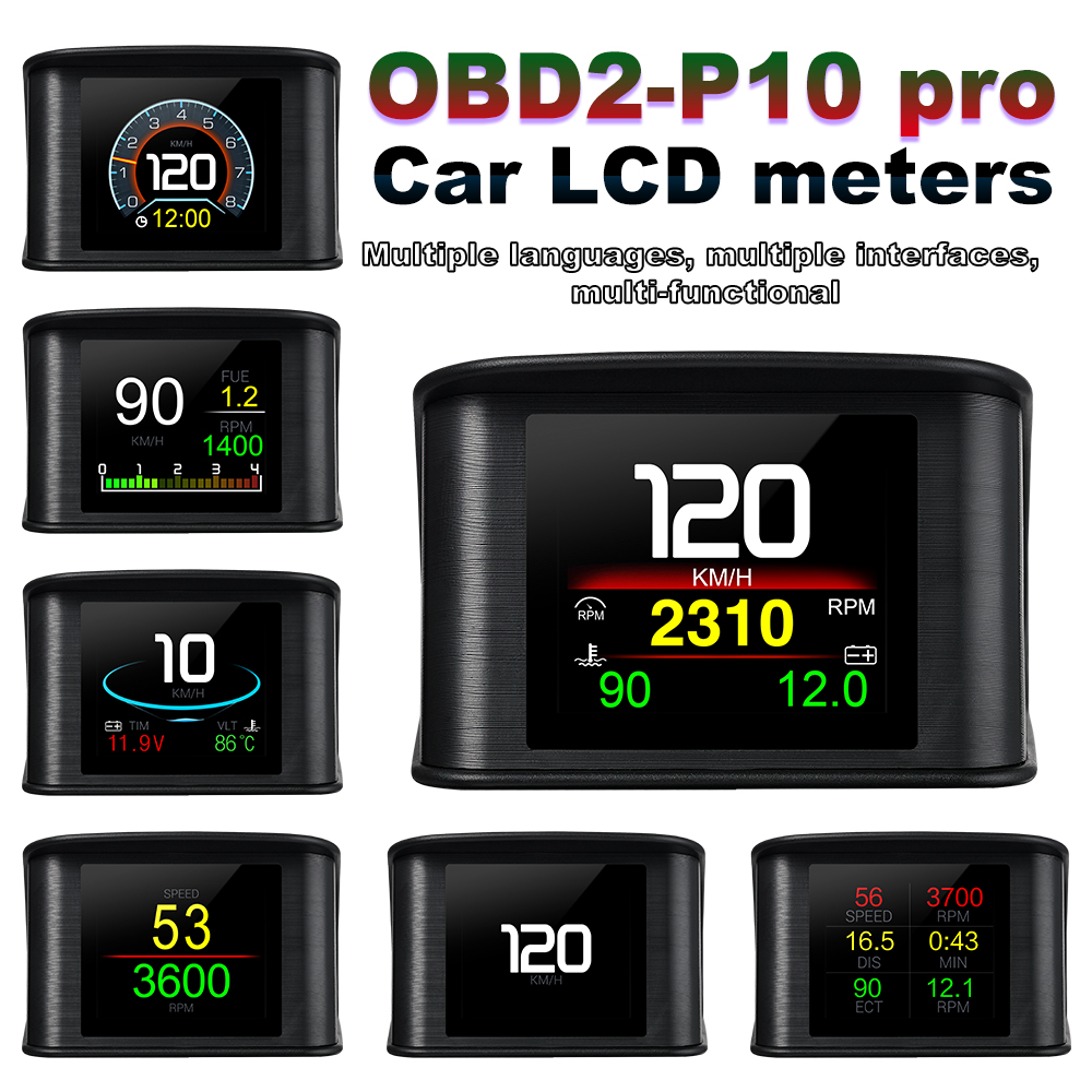HD P10-PRO OBD2 HUD Car Head U - đánh giá và giá Obd2 Hud Speedometer Projector