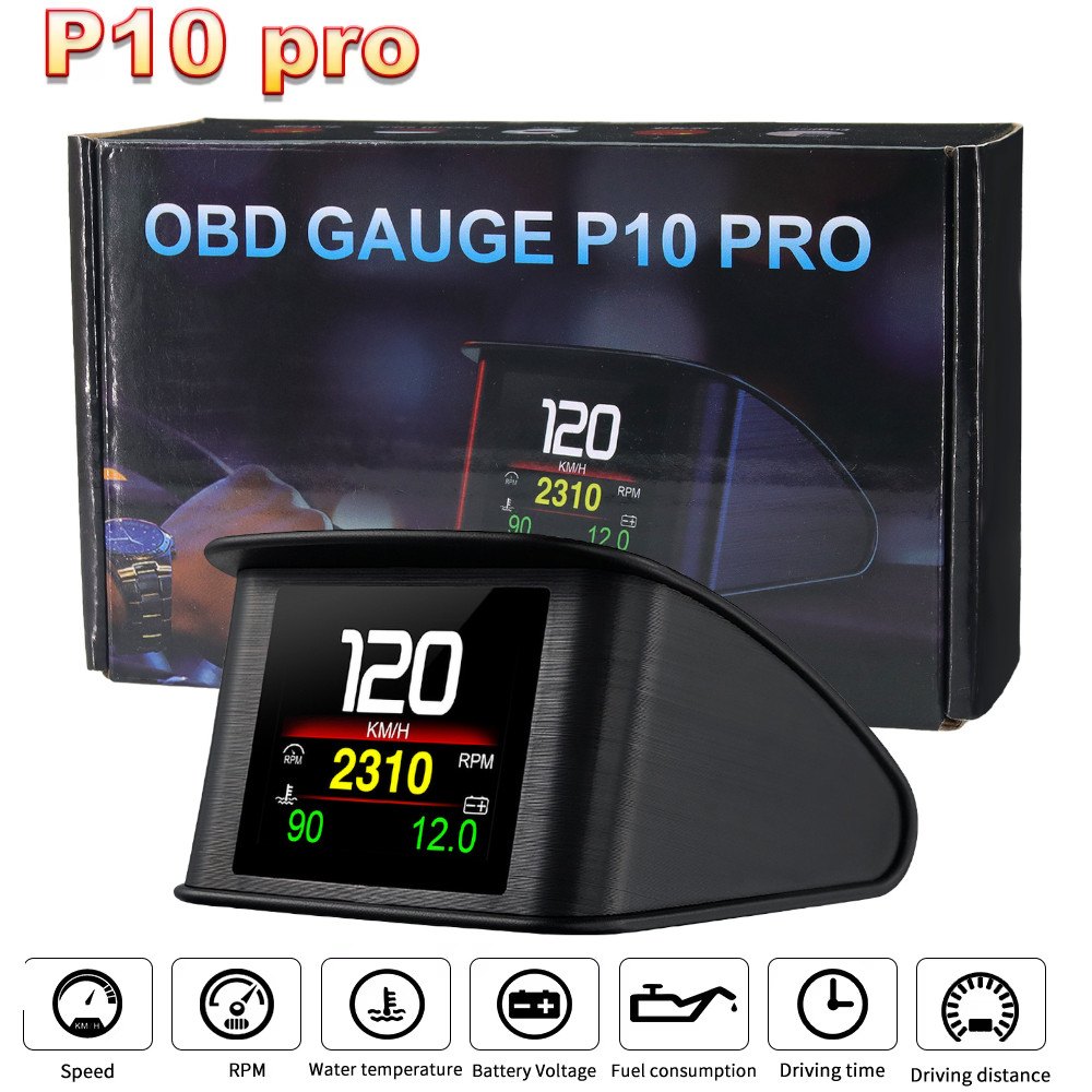 HD P10-PRO OBD2 HUD Car Head U - đánh giá và giá Obd2 Hud Speedometer Projector