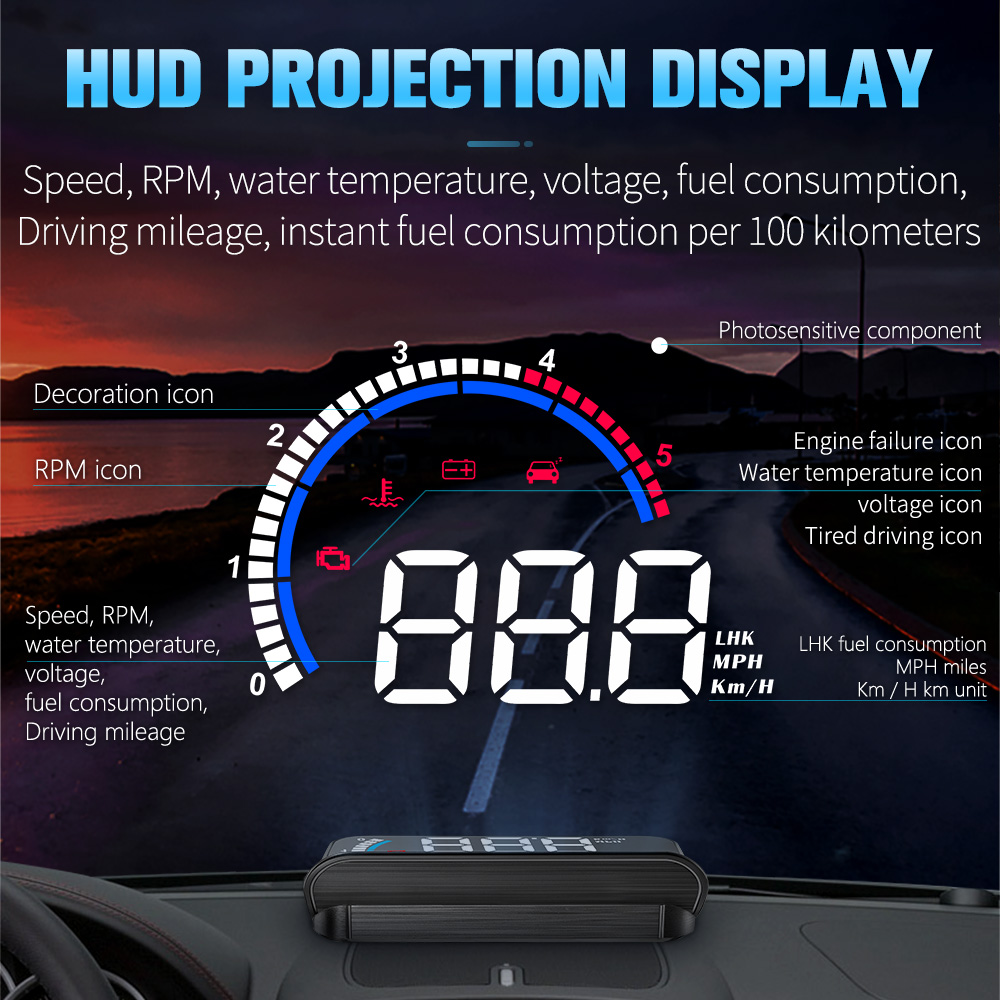 M13 Car OBD Speed Projector fo - đánh giá và giá Car Heads Up Display Navigation