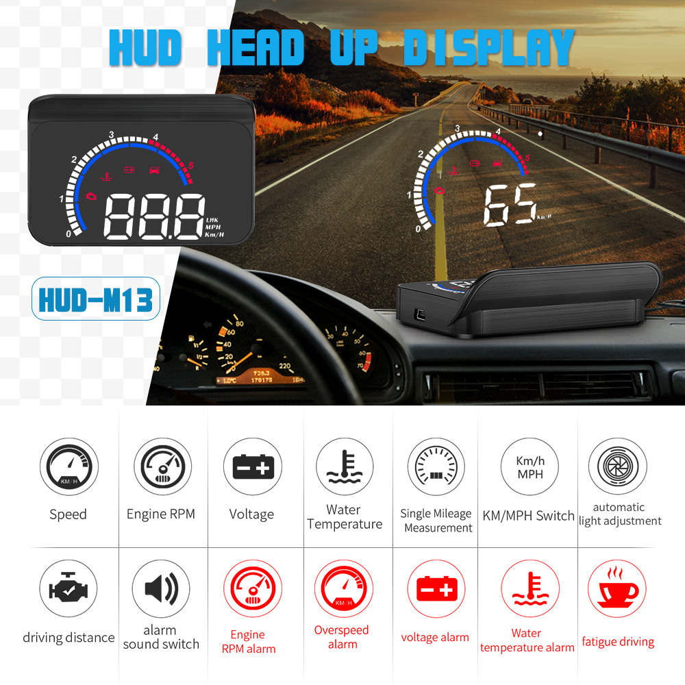 M13 Car OBD Speed Projector fo - đánh giá và giá Car Heads Up Display Navigation