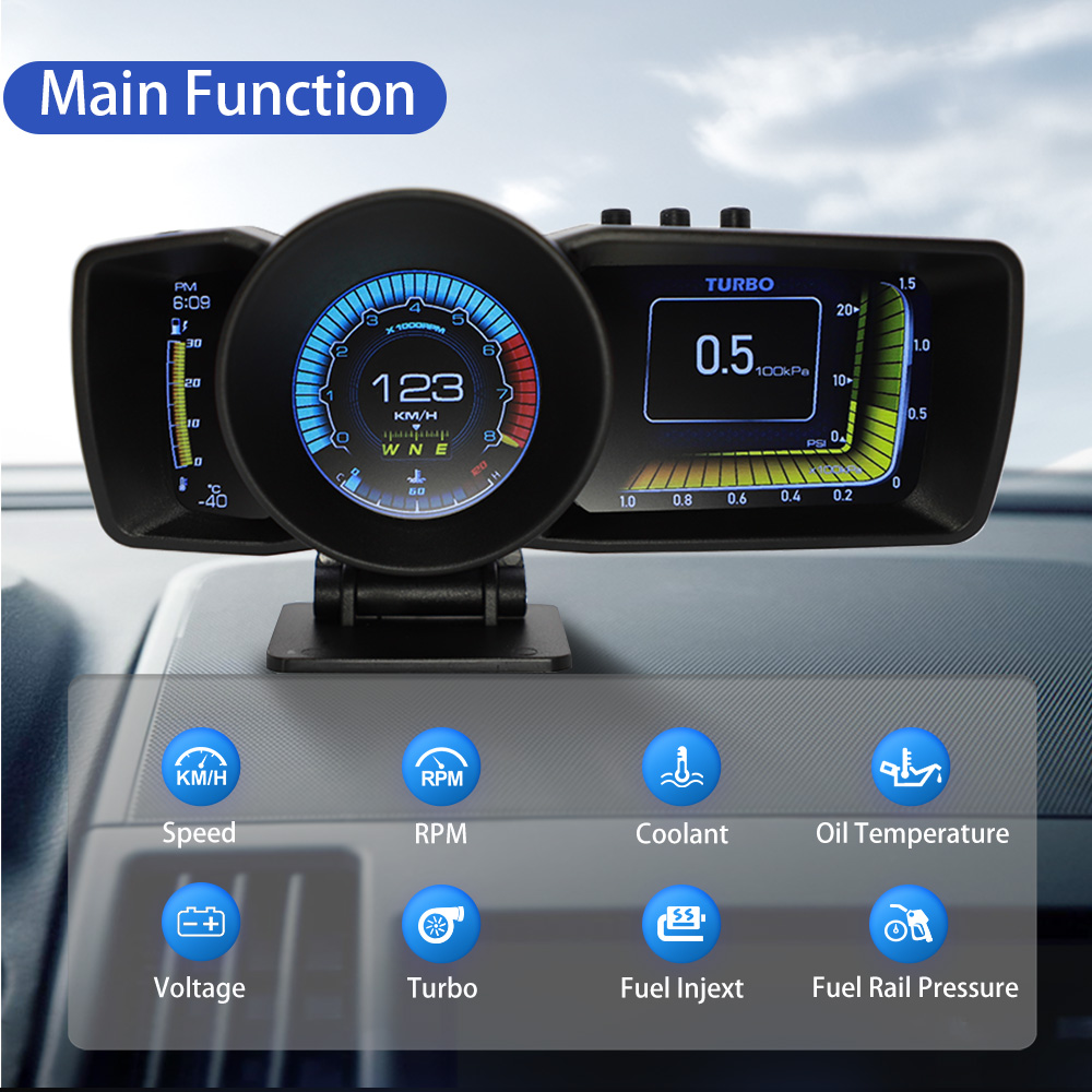 2021 Mới Nhất Ô Tô HUD OBD2 +  - đánh giá và giá Hud Obd2 Multi Function Alarm