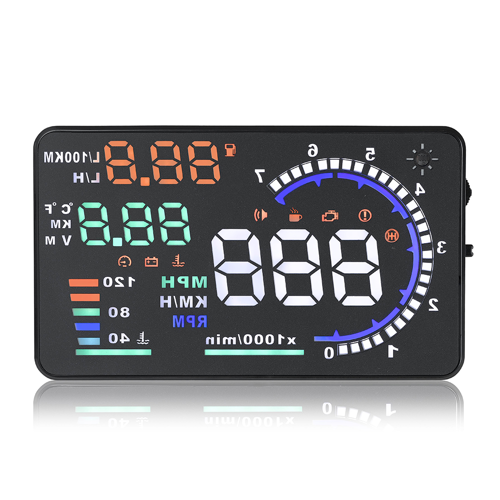 A8 Car HUD Head Up Display OBD - đánh giá và giá Obd2 Hud Speedometer Projector
